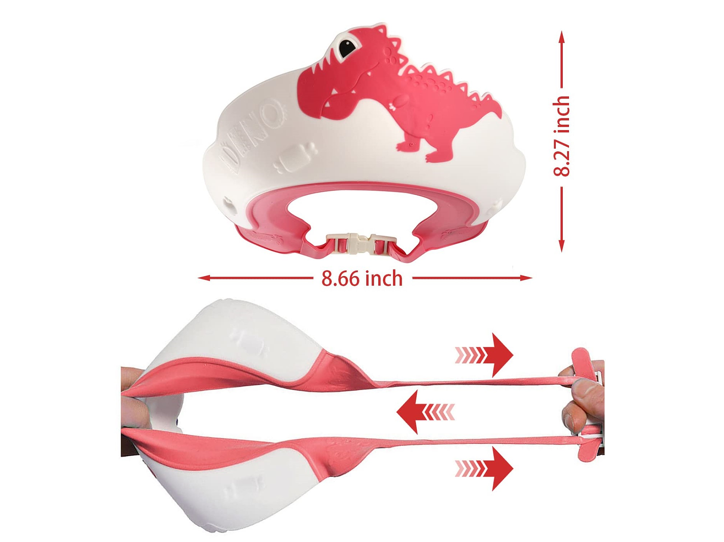 Gorro de ducha ajustable para bebés Verde Azulado 16554 5