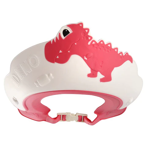 Gorro de ducha ajustable para bebés Rosa 16554