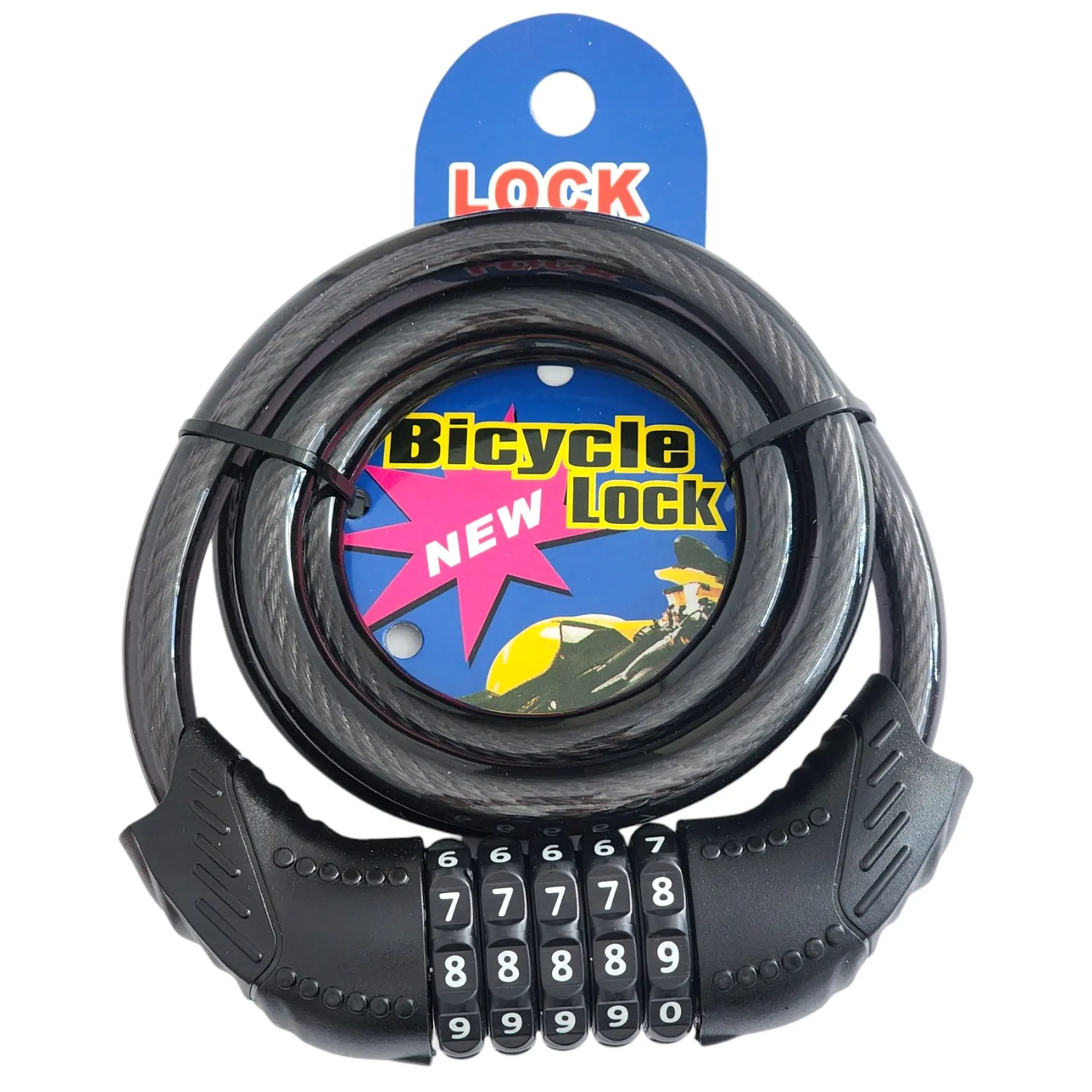 Candado de Seguridad para Bici Combinación de Clave 18167 2