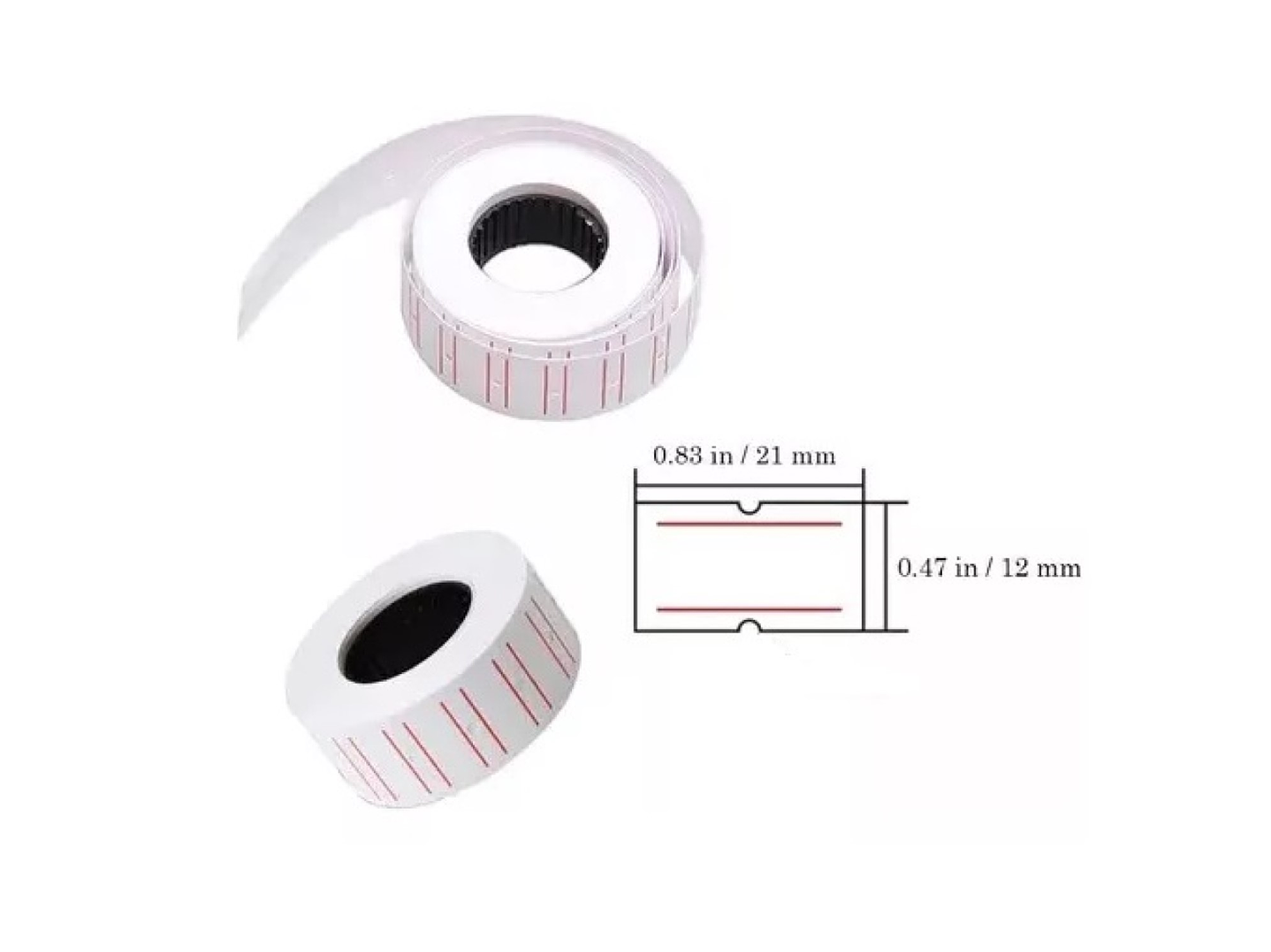 Pack 10 Rollo 4.000 Etiquetas Sato Standar Bailida MX5500 2