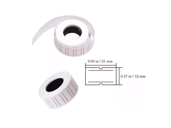 Pack 10 Rollo 4.000 Etiquetas Sato Standar Bailida MX5500 2