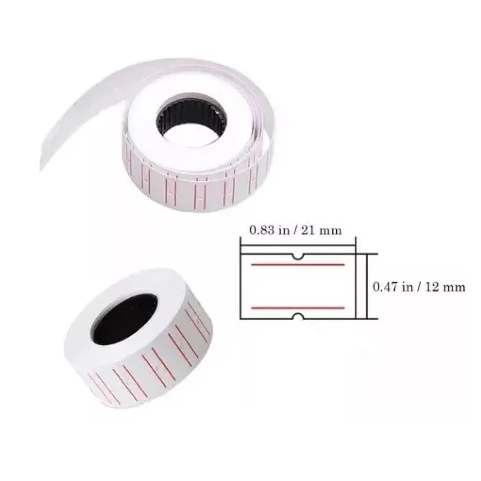 Pack 10 Rollo 4.000 Etiquetas Sato Standar Bailida MX5500 2