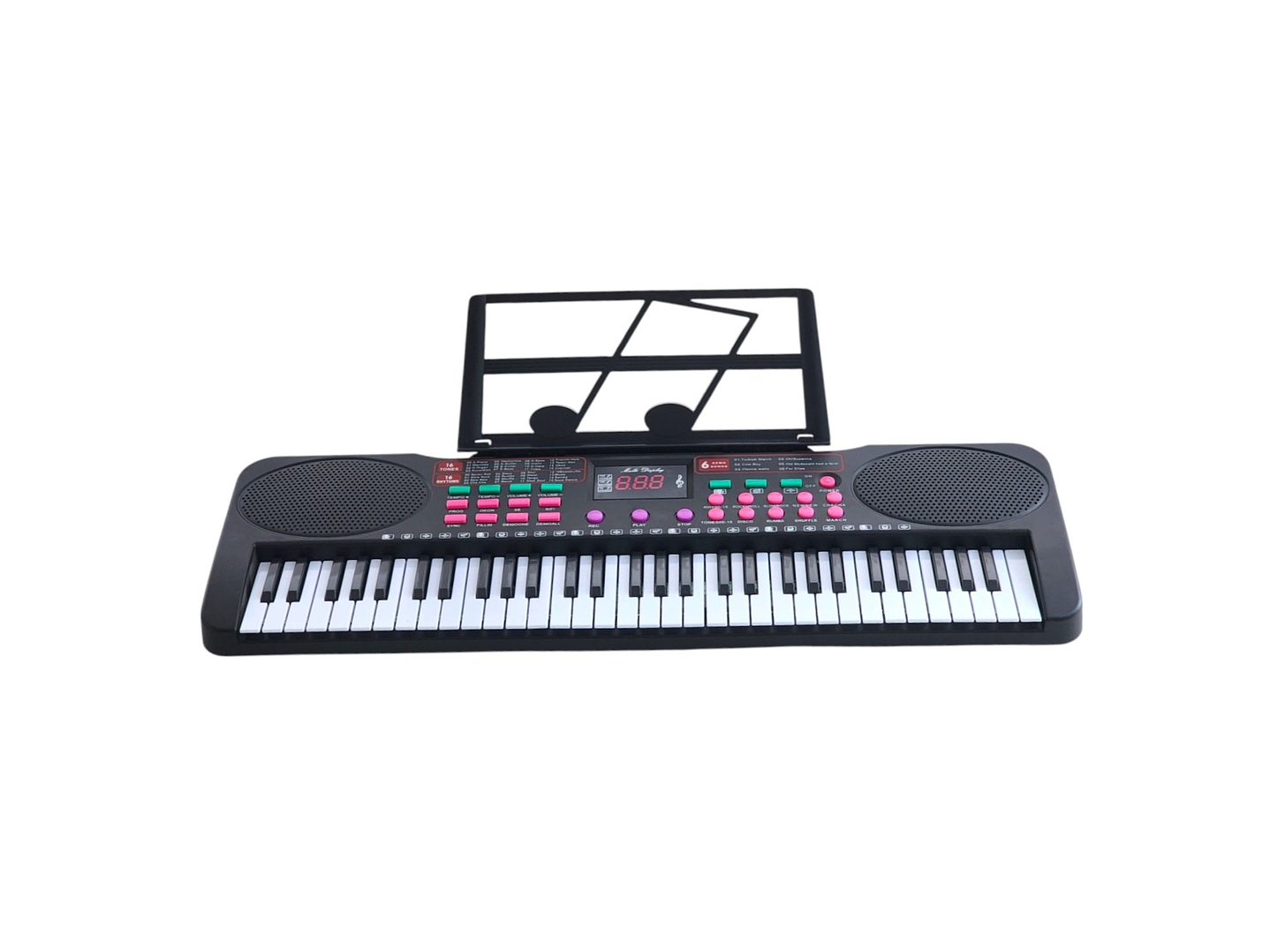 Piano Teclado Digital 61 Teclas + Micrófono 55036 1