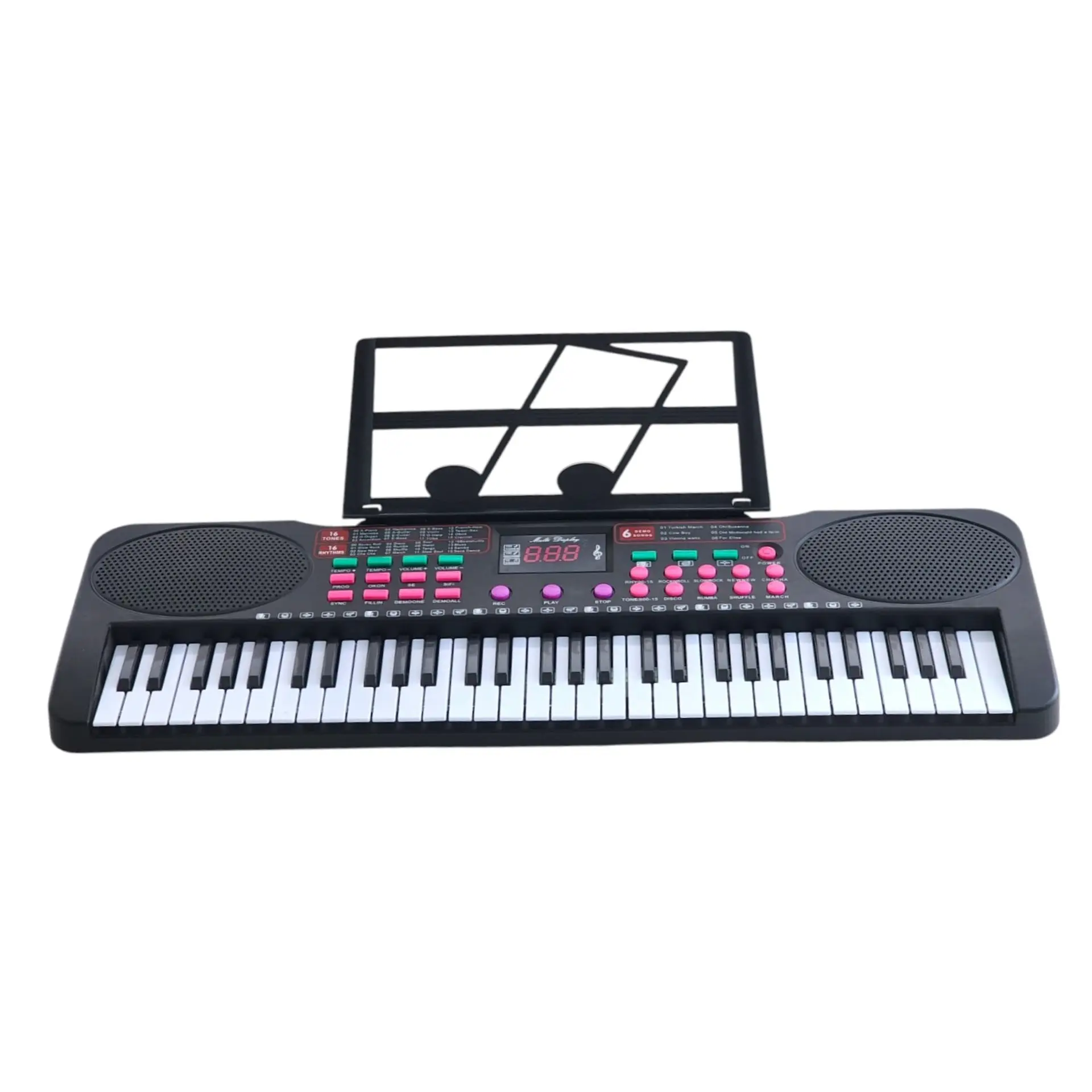 Piano Teclado Digital 61 Teclas + Micrófono 55036 1