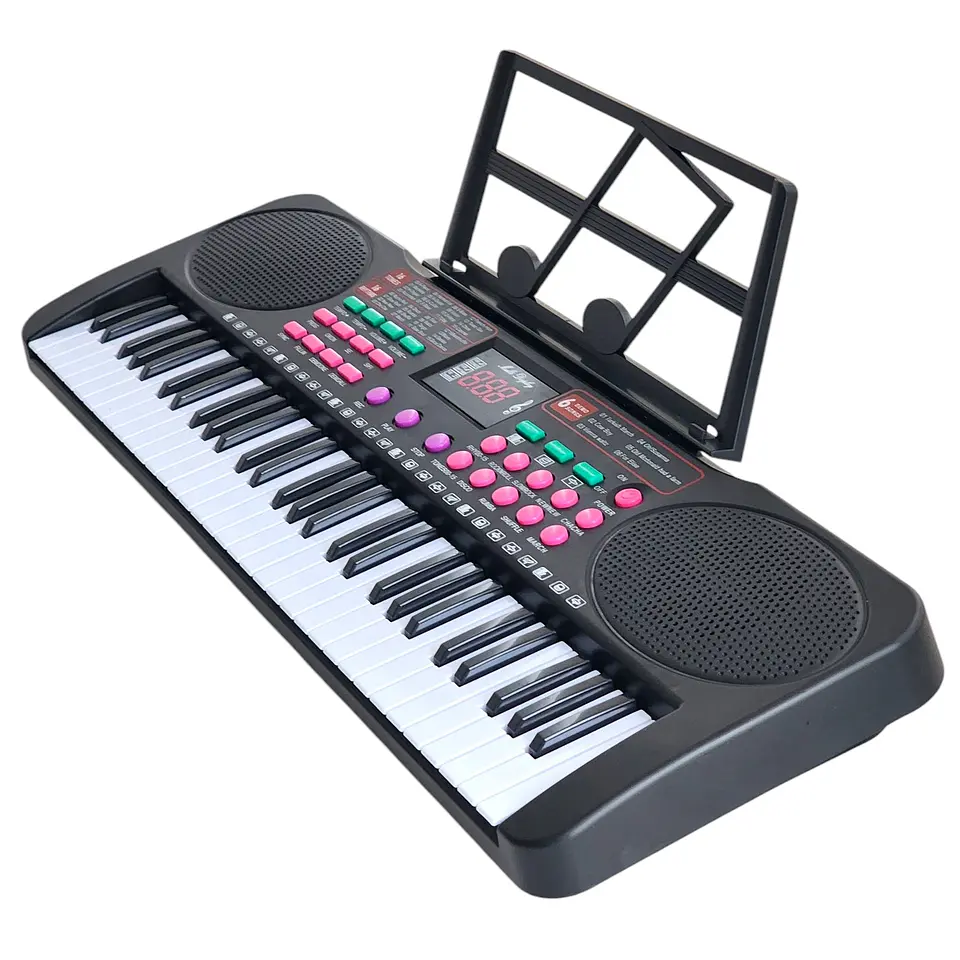 Piano Teclado Digital 61 Teclas + Micrófono 55036 2