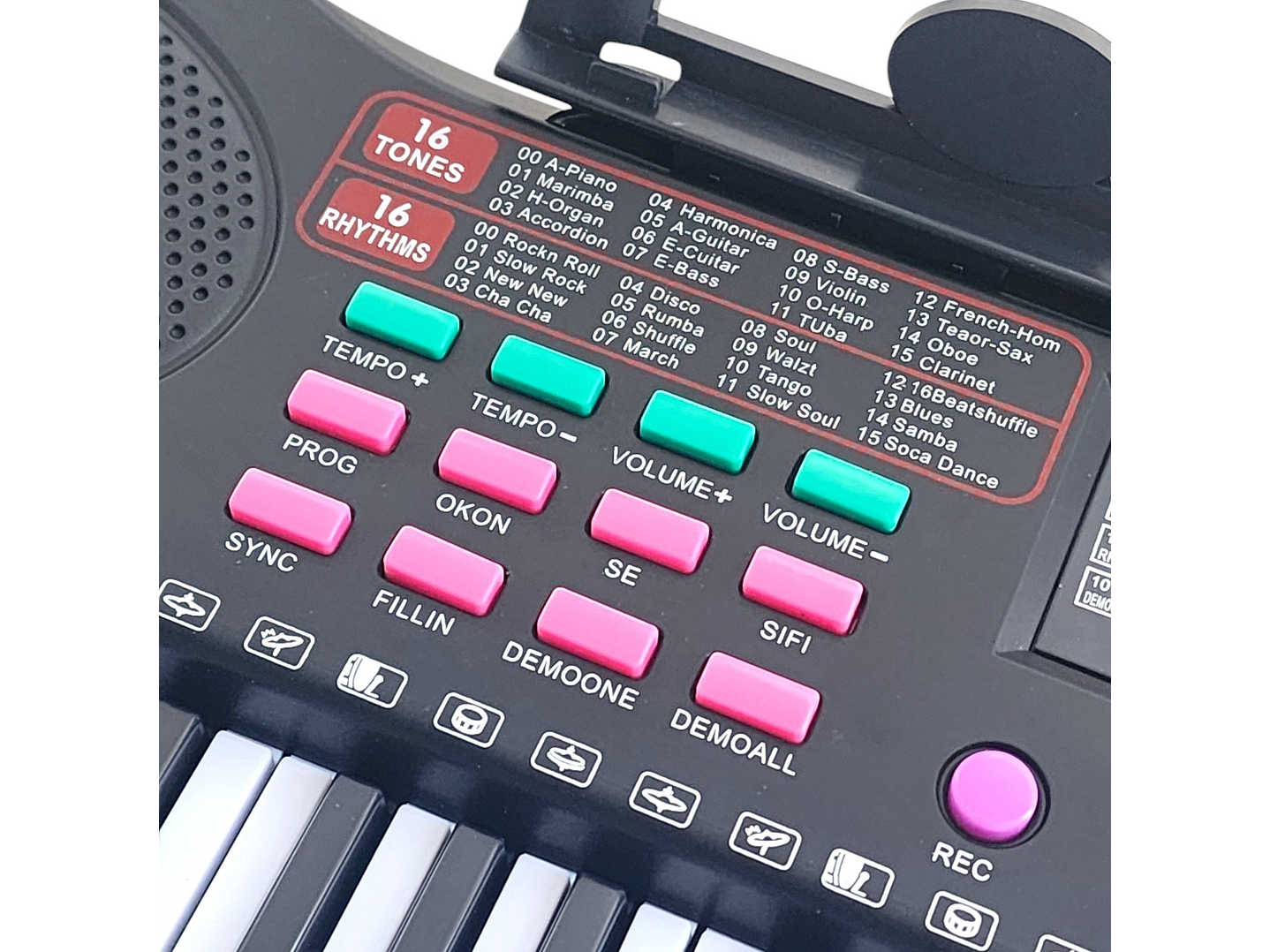 Piano Teclado Digital 61 Teclas + Micrófono 55036 5