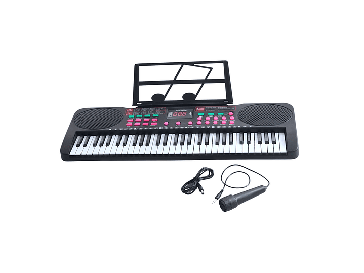 Piano Teclado Digital 61 Teclas + Micrófono 55036 8