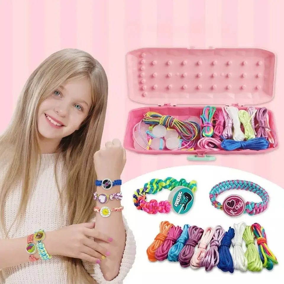 Kit Fabricación de Pulseras con Accesorios para Niñas 55438 5