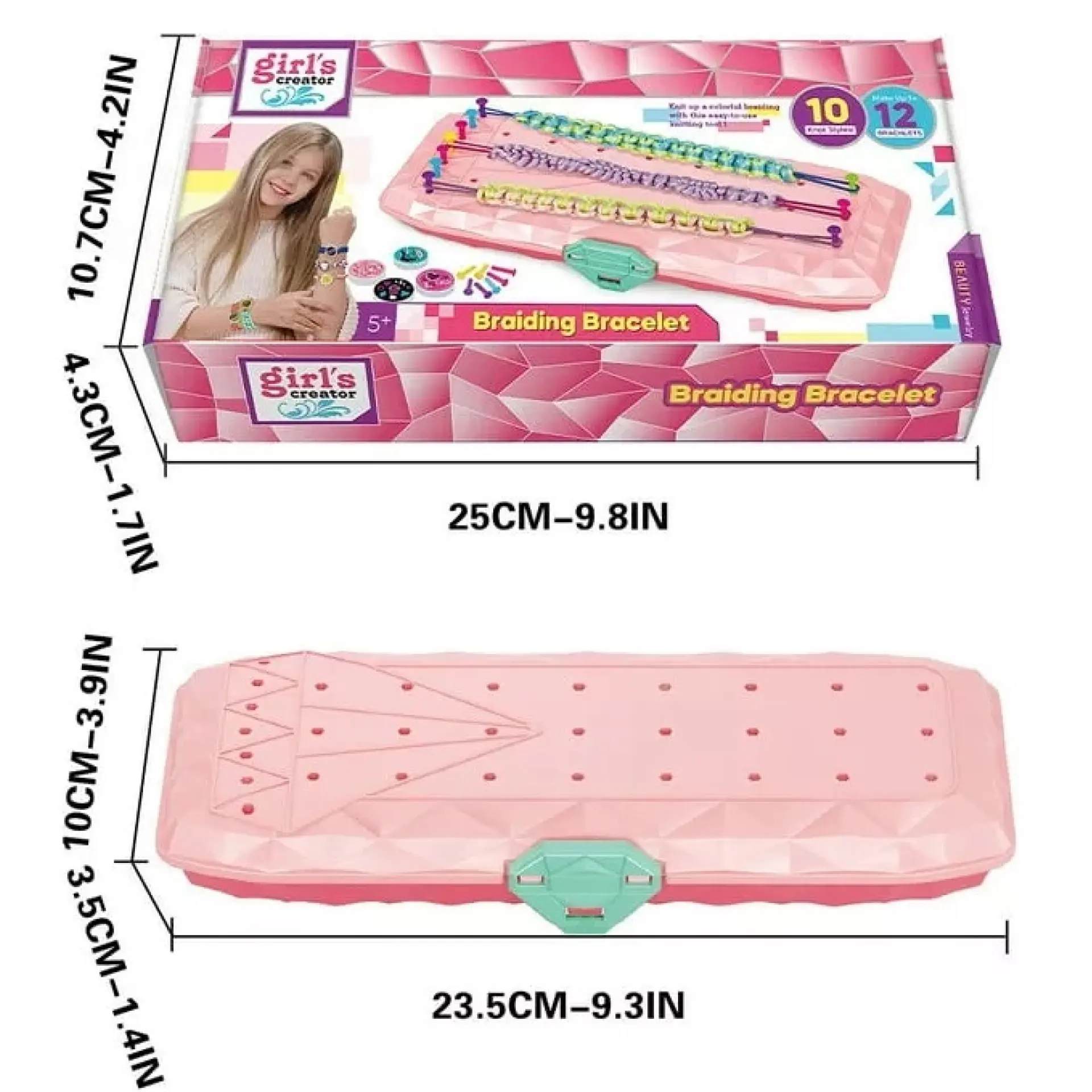 Kit Fabricación de Pulseras con Accesorios para Niñas 55438 6