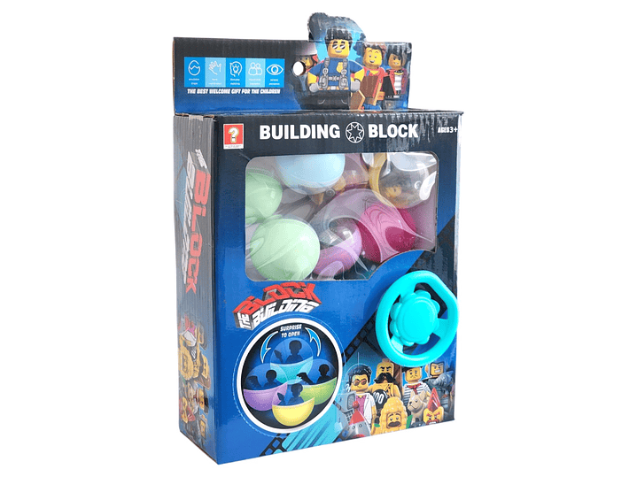 Caja Ventana Huevos Sorpresa Bloques de Construcción 55494 1