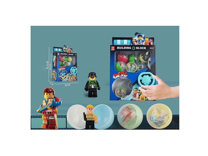 Caja Ventana Huevos Sorpresa Bloques de Construcción 55494 2