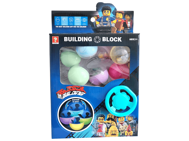 Caja Ventana Huevos Sorpresa Bloques de Construcción 55494 3