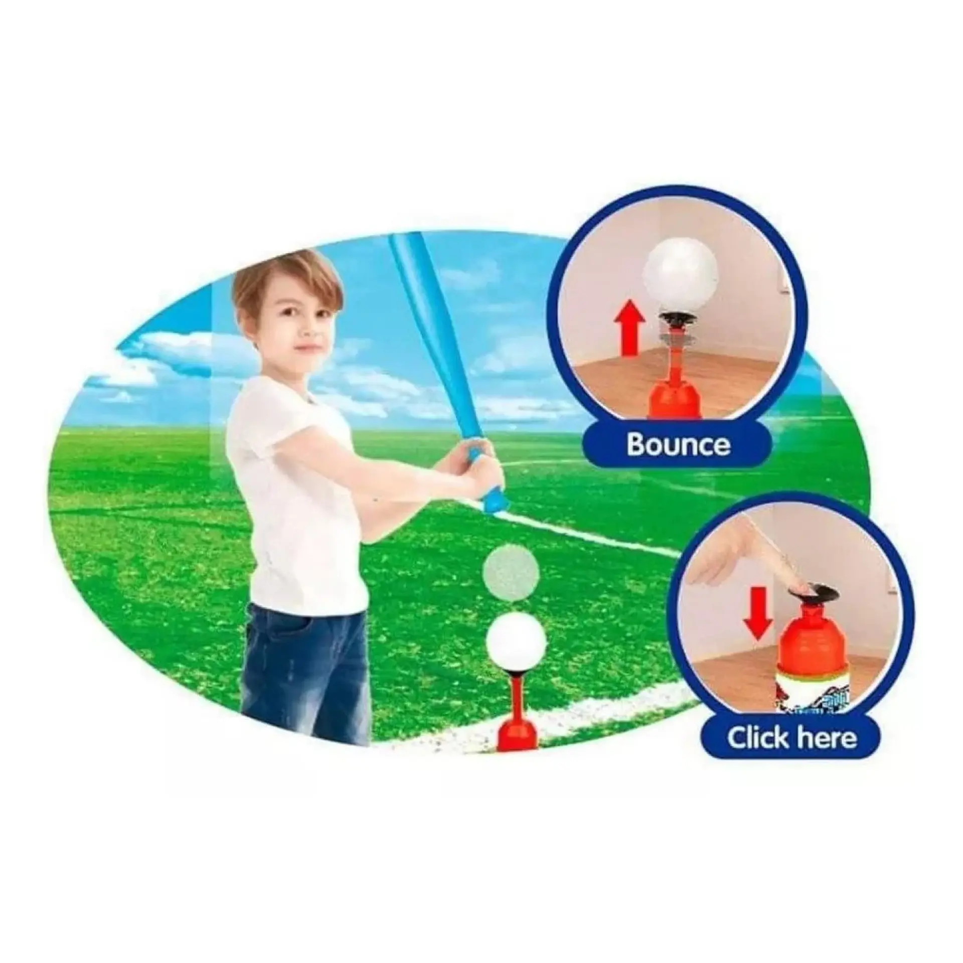Set De Beisbol Para Niños Lanzador De Pelota 55523 5