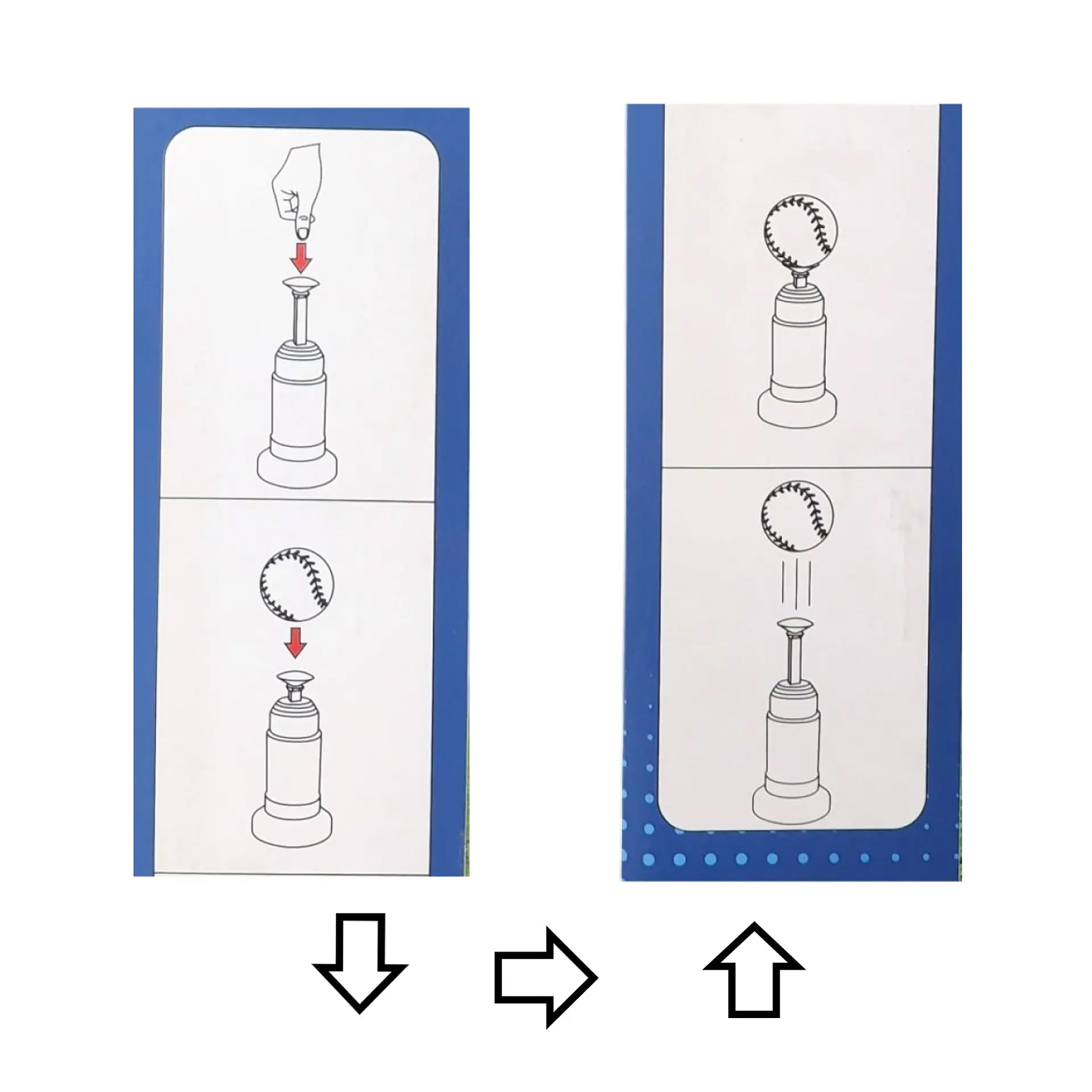 Set De Beisbol Para Niños Lanzador De Pelota 55523 6