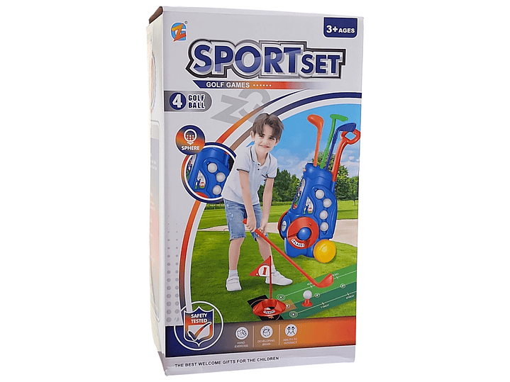 Set De Golf Miniatura con Carrito para Niños 55524 10
