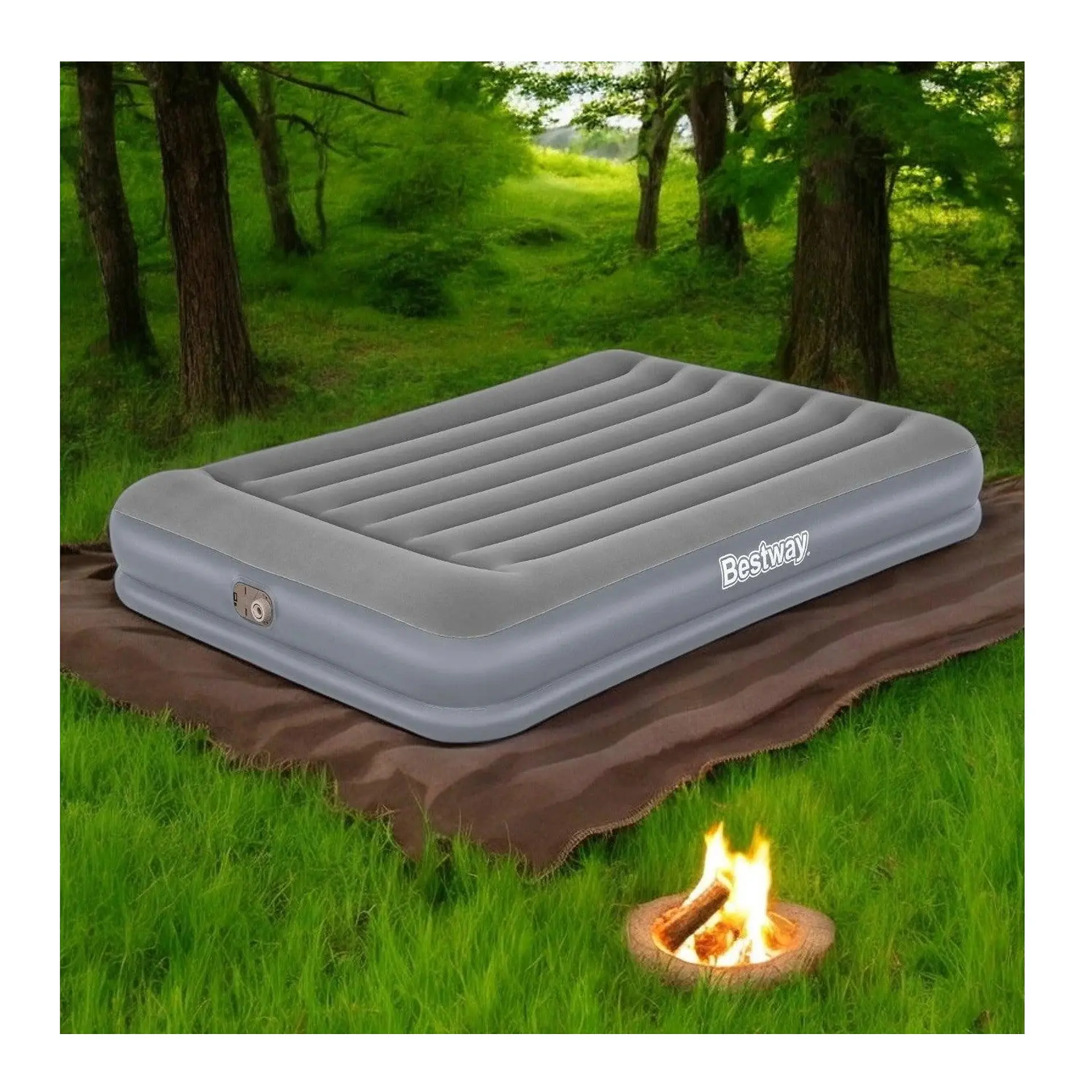 Colchón Inflable Eléctrico Queen 2.03mt Bestway 671FG 3
