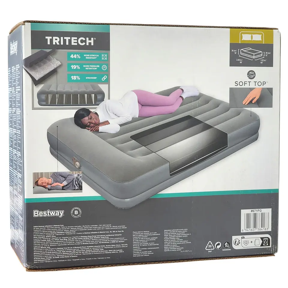 Colchón Inflable Eléctrico Queen 2.03mt Bestway 671FG 5