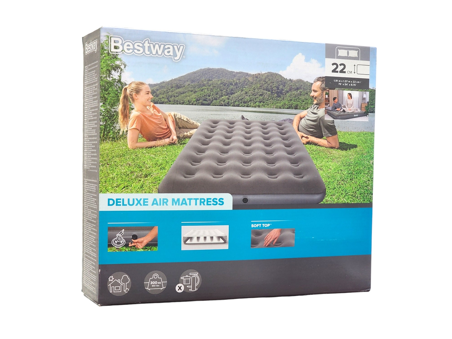 Colchón Inflable Doble 2 plaza 1.91m Bestway 671FF 5