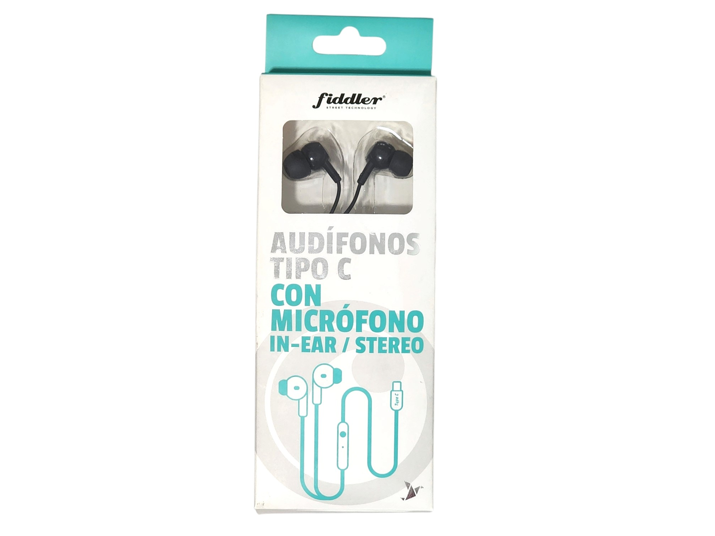 Audifonos In- Ear Stereo Cable Tipo C con Micrófono Fiddler 5
