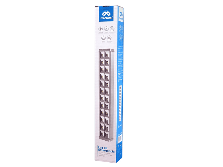 Lámpara De Emergencia 24 Led 6w Macrotel MS4605H 5