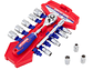 Kit de 14 Piezas Set Dados Ratchet 1/4 45t EMTOP  - Miniatura 1