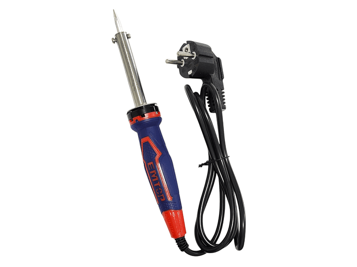 Soldador Eléctrico Cautín de Punta Recta 60W Emtop 2