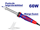 Soldador Eléctrico Cautín de Punta Recta 60W Emtop - Miniatura 5