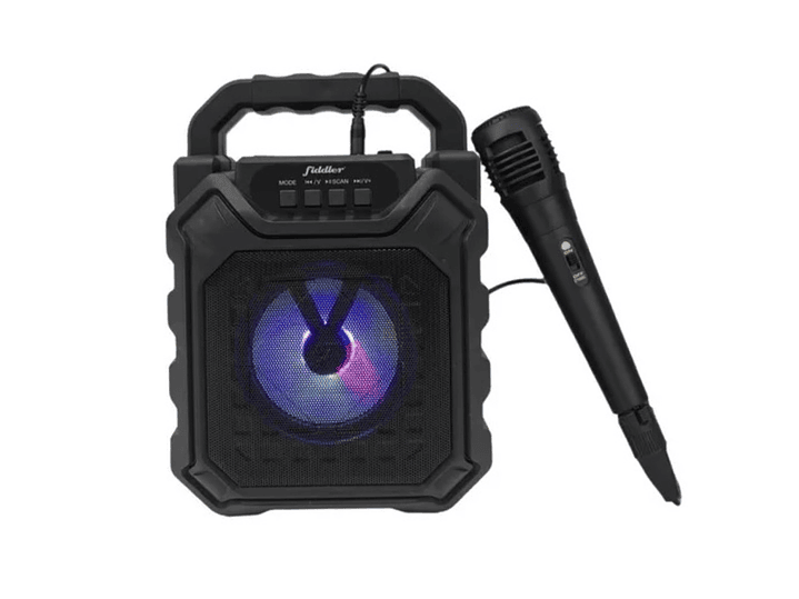 Parlante Karaoke Mini Idol 8W Bluetooth FM Radio USB Fiddler 1