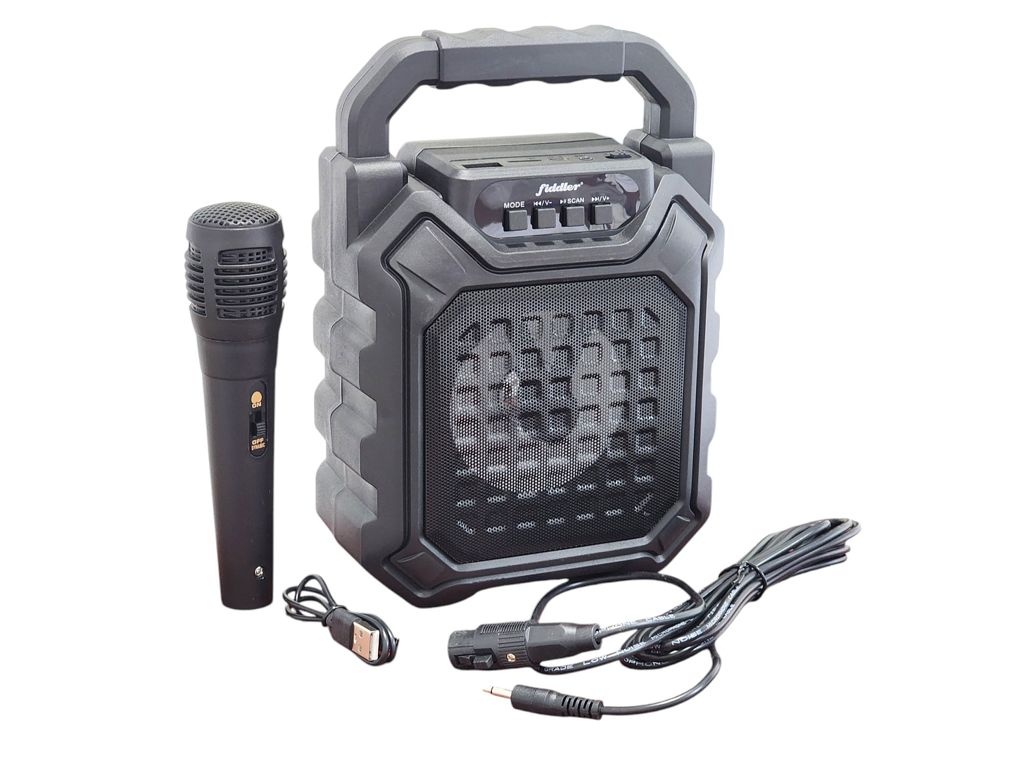 Parlante Karaoke Mini Idol 8W Bluetooth FM Radio USB Fiddler 6