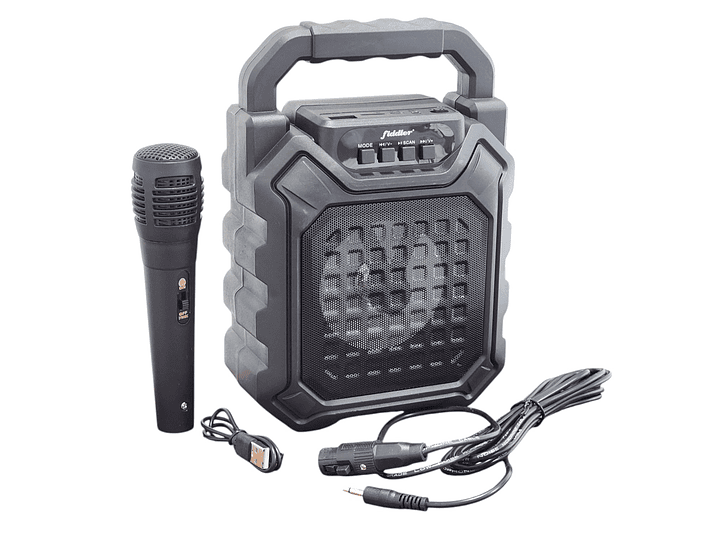 Parlante Karaoke Mini Idol 8W Bluetooth FM Radio USB Fiddler 6
