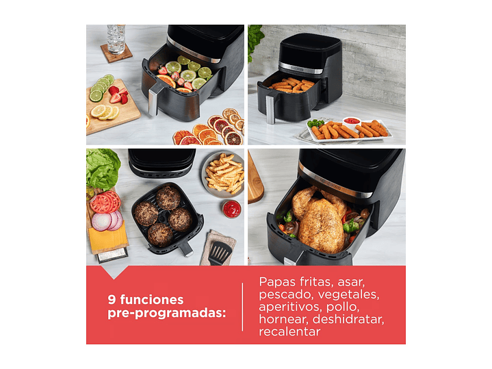 Freidora de Aire Black + Decker PURIFRY de 5.5L Afbd62-1bdcl 5