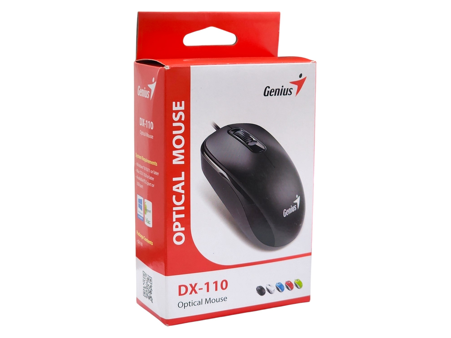 Mouse Óptico USB DX-110 Genius 3 Botones Blanco 8