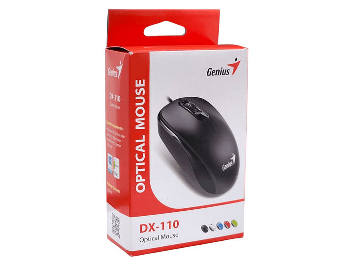 Mouse Óptico USB DX-110 Genius 3 Botones Blanco 8