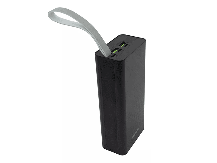 Power Bank 30000 Mah 22.5w Carga Rápida Philips USB-C 4