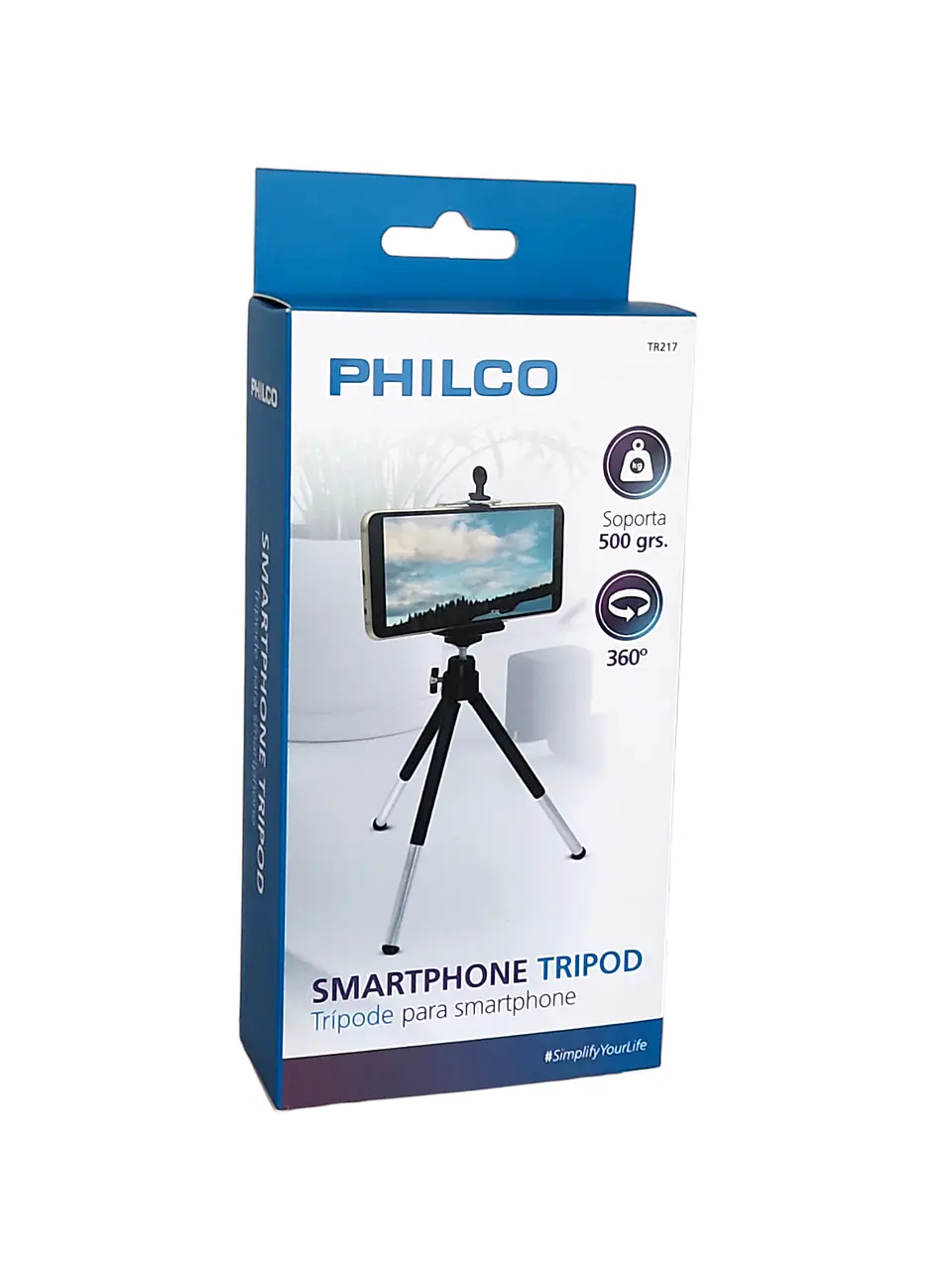 Mini Trípode para Smartphone Metálico Ajustable Philco TR217 9