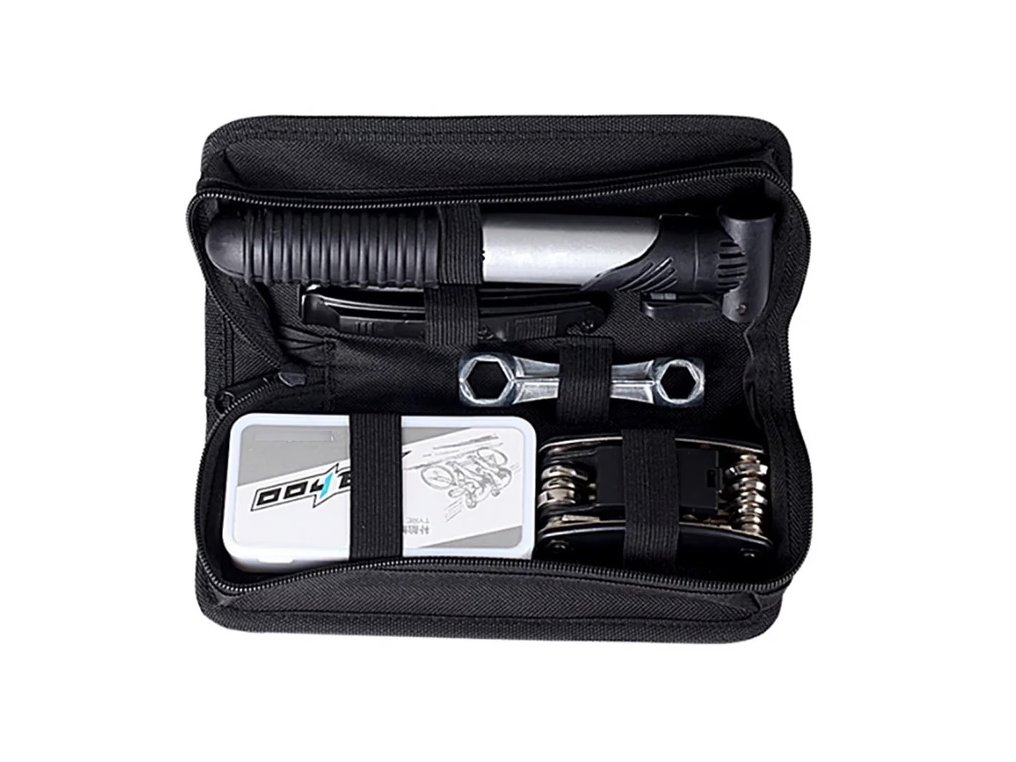 Kit Herramientas Bicicleta Completo Llave Y Parche 06031 2