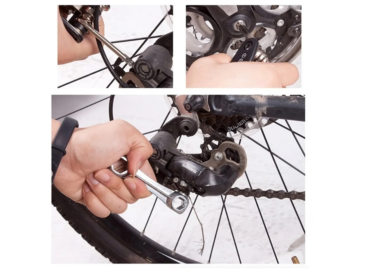 Kit Herramientas Bicicleta Completo Llave Y Parche 06031 5