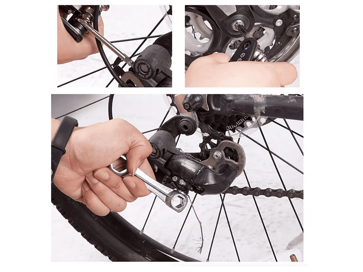 Kit Herramientas Bicicleta Completo Llave Y Parche 06031 5