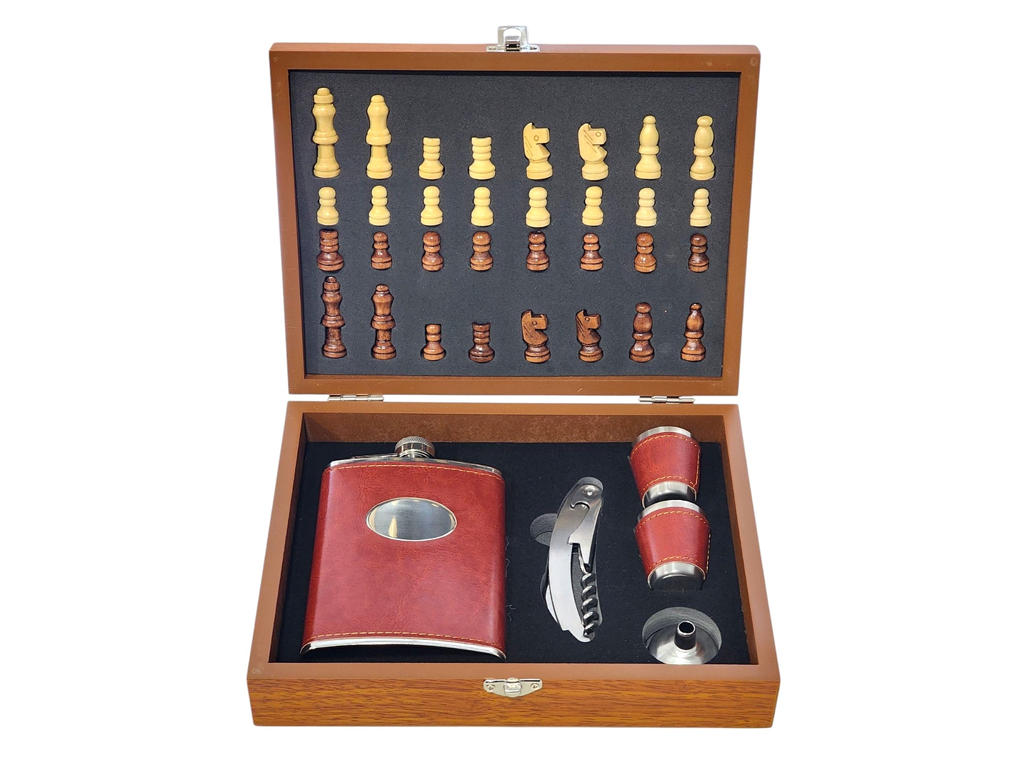 Set Juego Ajedrez Con Petaca 8oz (240ml) y Accesorios 10435 2