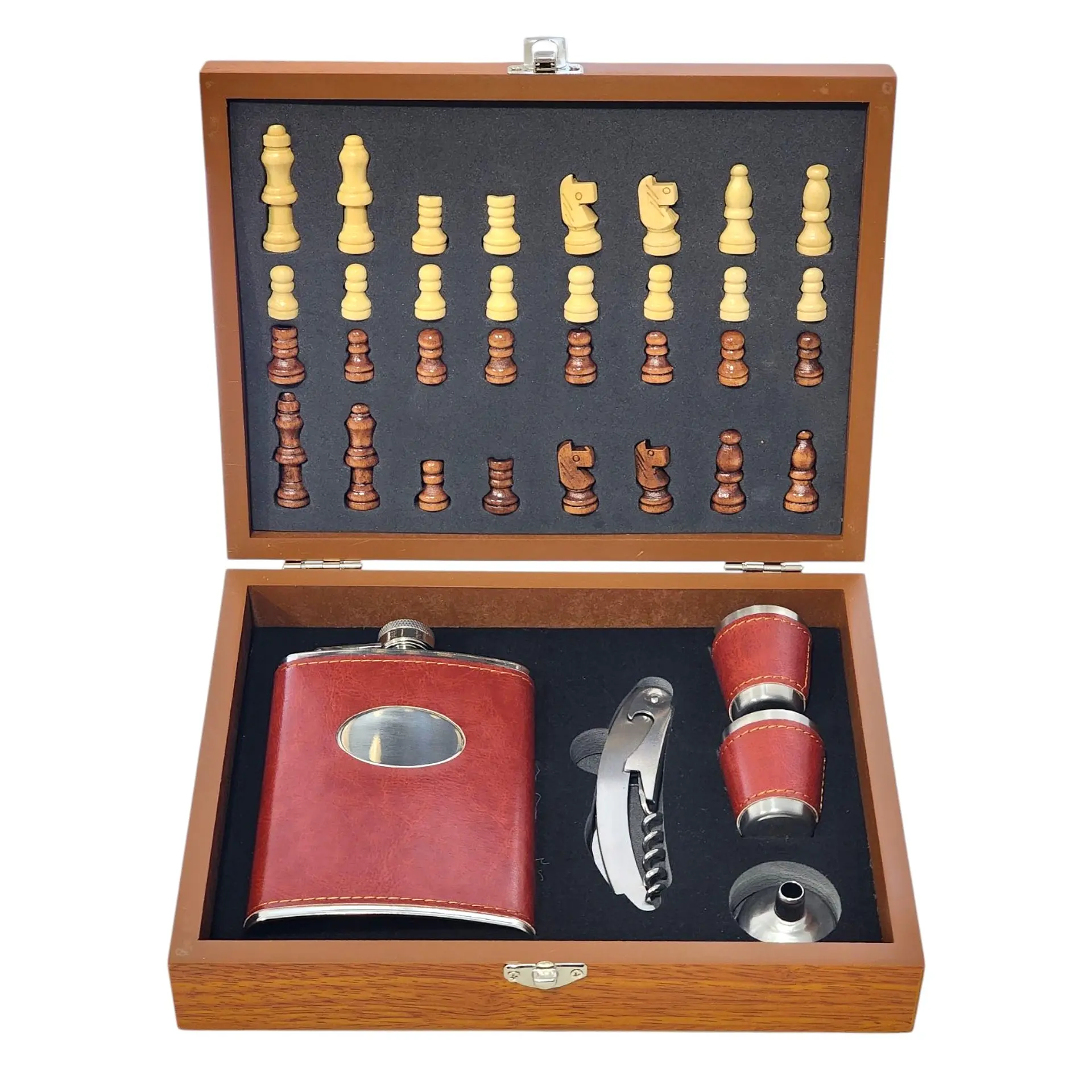 Set Juego Ajedrez Con Petaca 8oz (240ml) y Accesorios 10435 2