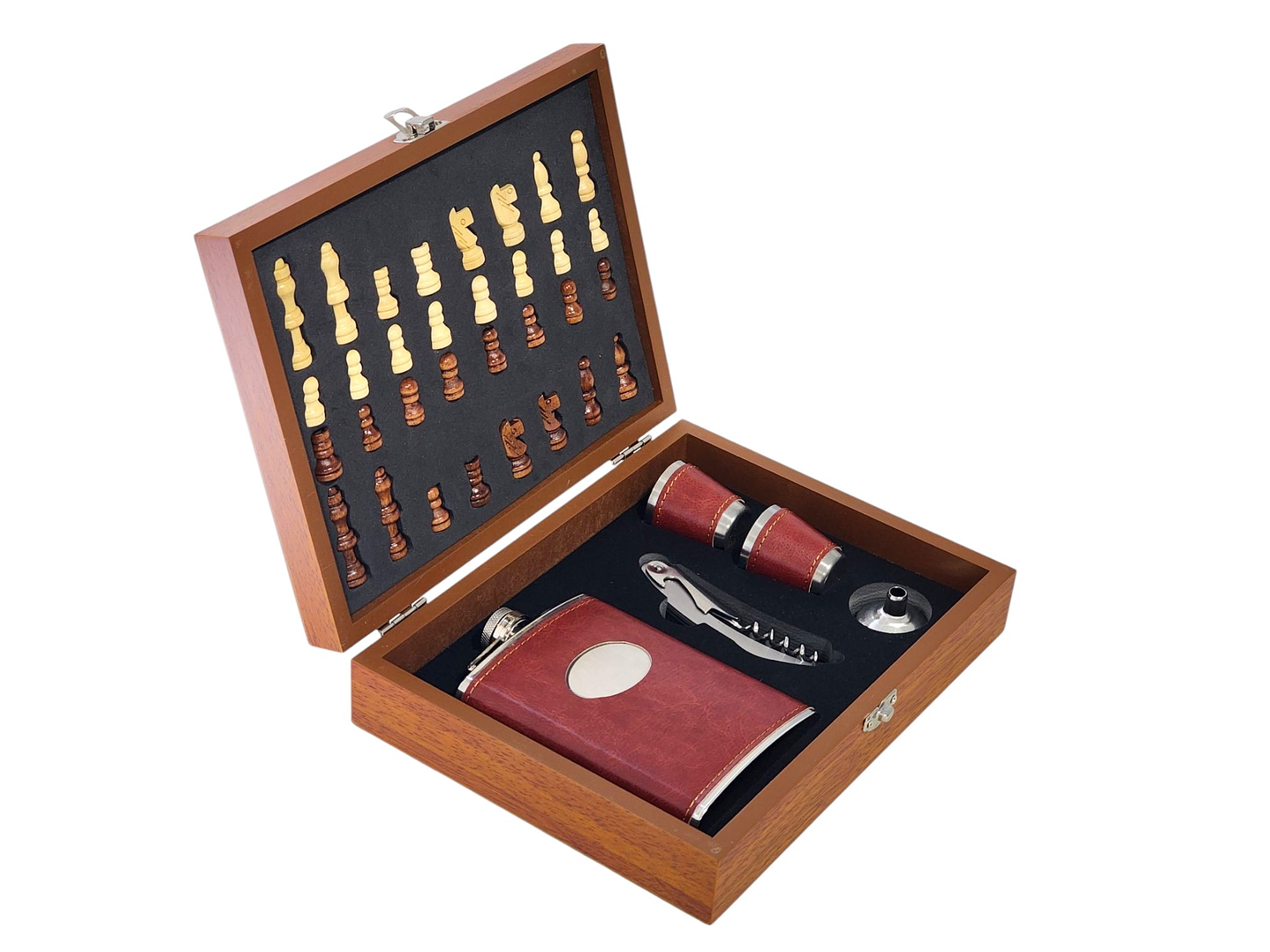 Set Juego Ajedrez Con Petaca 8oz (240ml) y Accesorios 10435 3