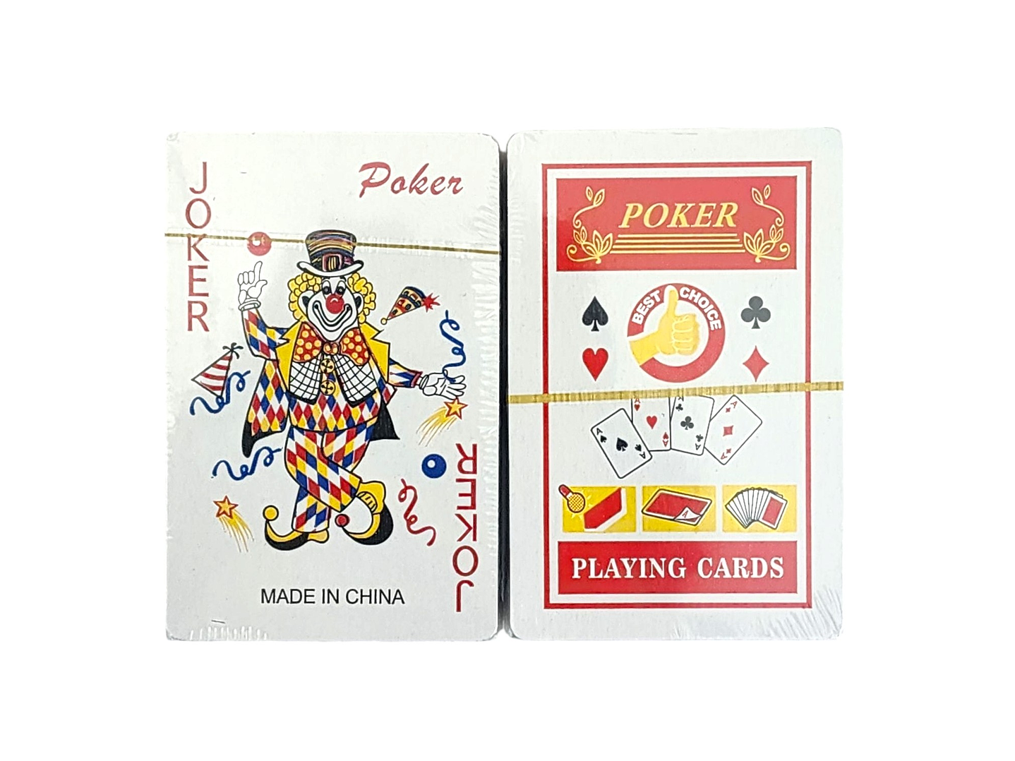 Set 2 Juegos de Cartas Póker y Naipes Clásico 11230 1