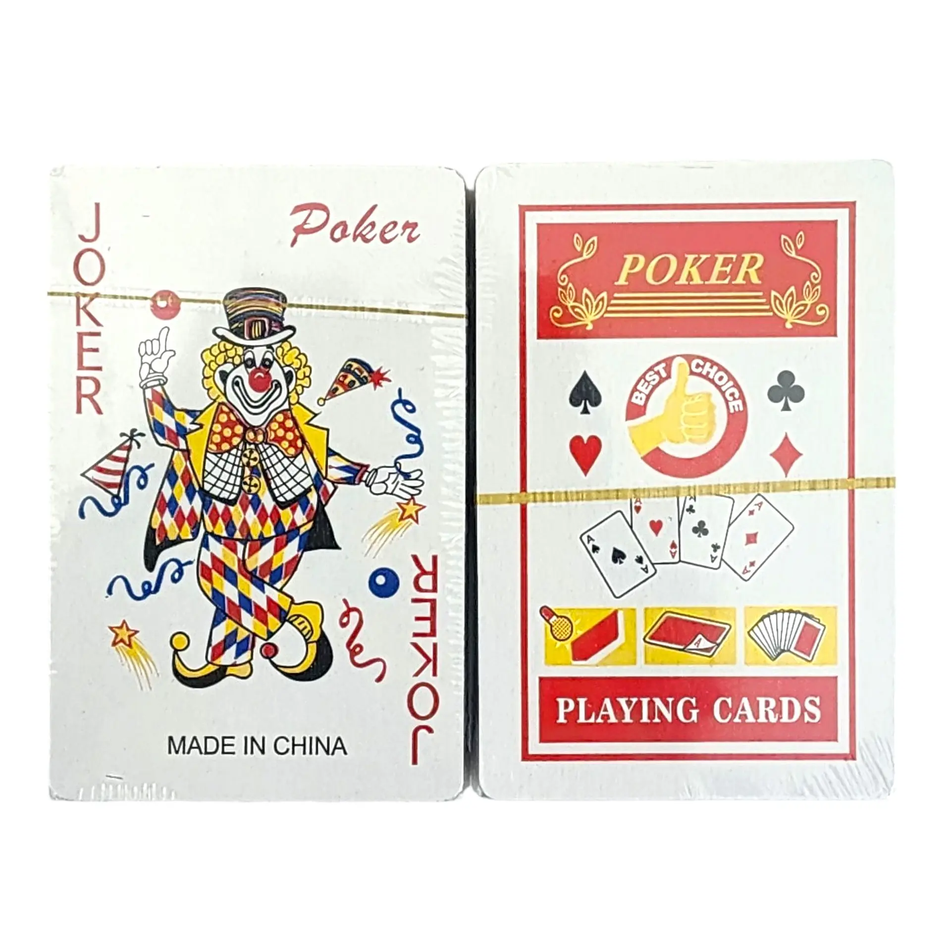 Set 2 Juegos de Cartas Póker y Naipes Clásico 11230 1