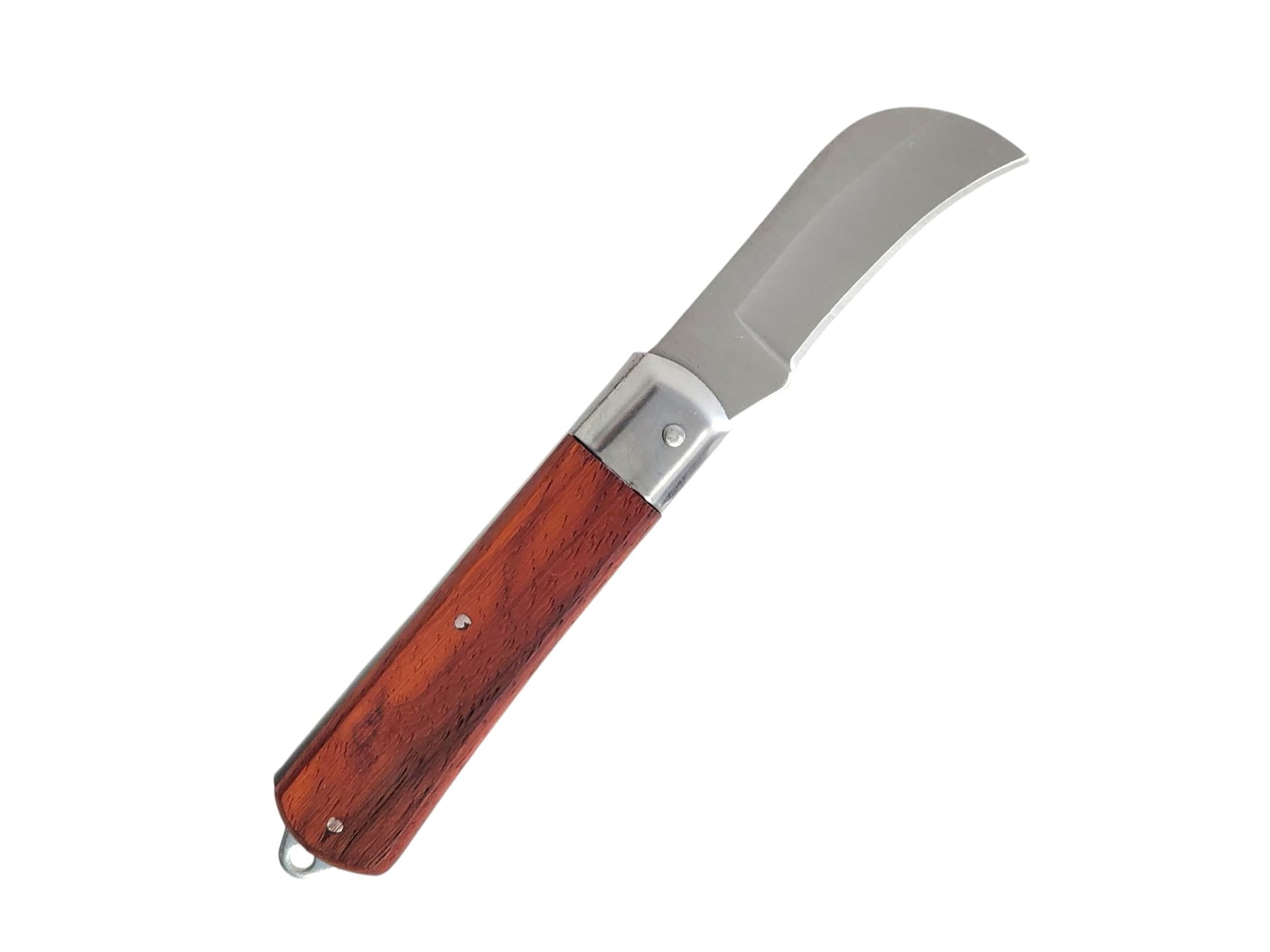 Cuchillo Navaja Cortapluma Curvo Mango Madera 13058 1