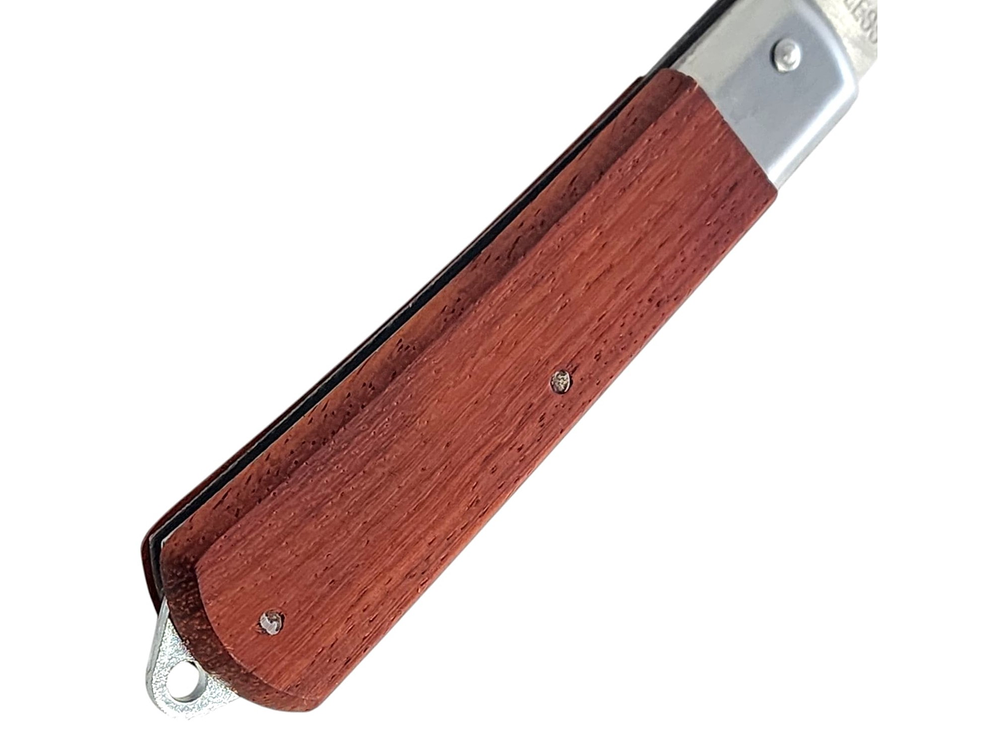 Cuchillo Navaja Cortapluma Curvo Mango Madera 13058 5