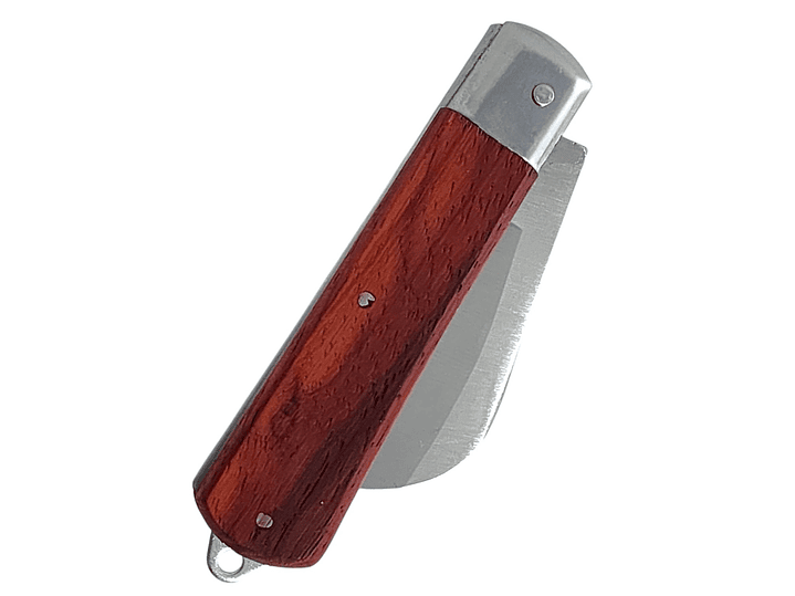 Cuchillo Navaja Cortapluma Curvo Mango Madera 13058 7