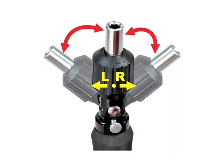 Set Destornillador Crique Flexible C/ Puntas 35 Pzas 13475 3