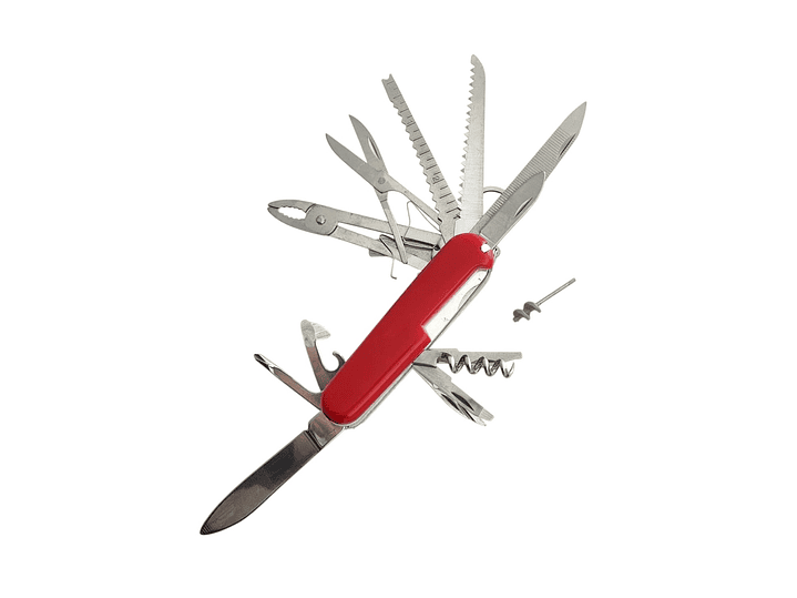 Navaja Multiusos Color Rojo 15 en 1 para Camping 13506 1