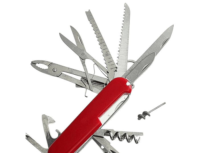 Navaja Multiusos Color Rojo 15 en 1 para Camping 13506 2