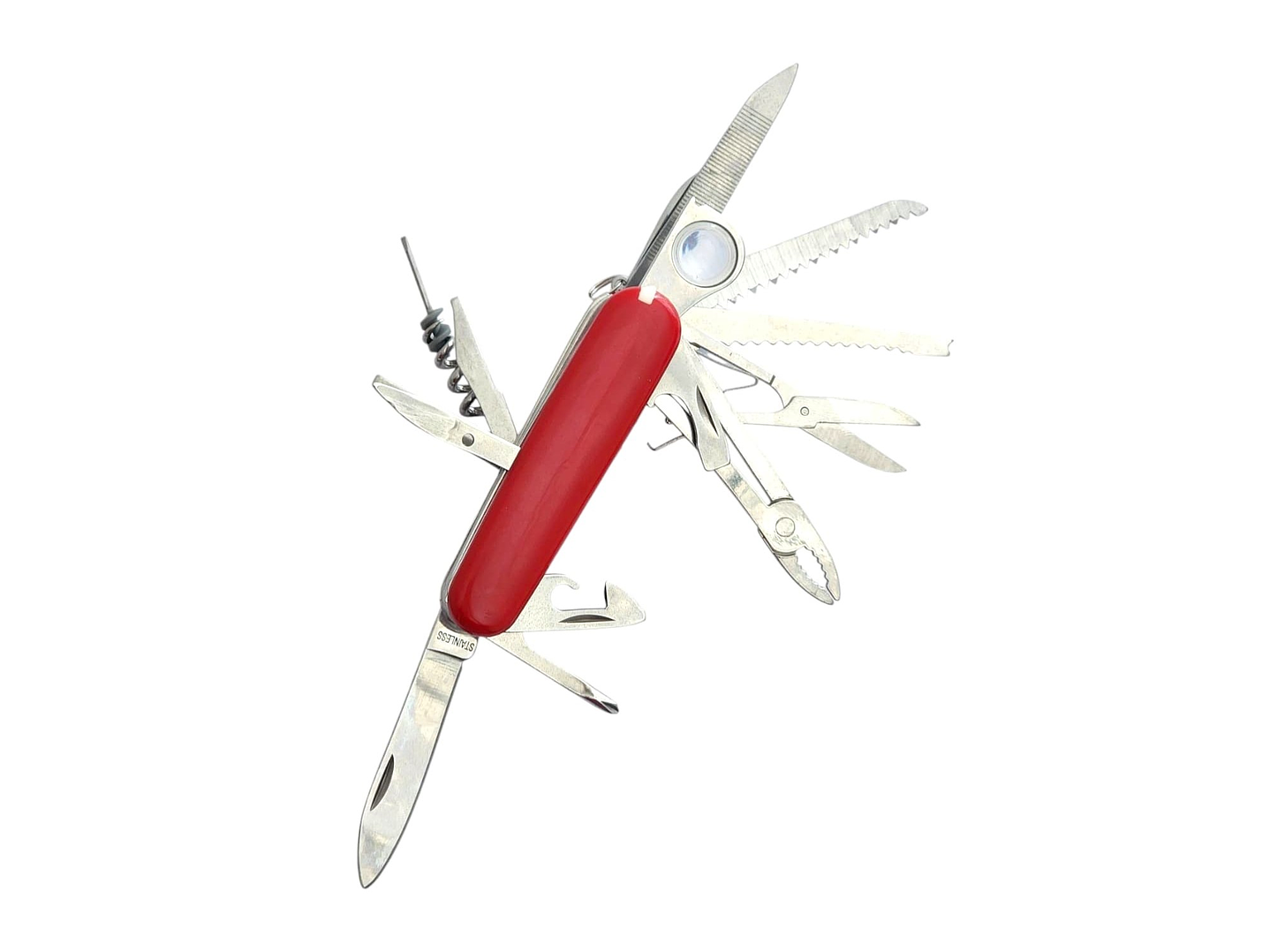 Navaja Multiusos Color Rojo 15 en 1 para Camping 13506 4